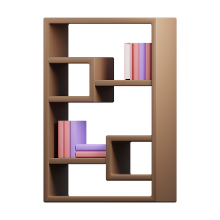 Bookshelf  3D Icon