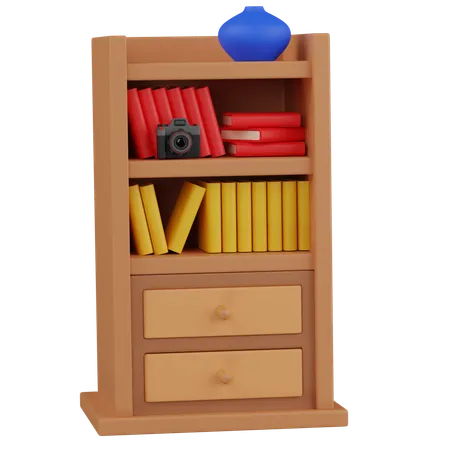 BOOKSHELF  3D Icon