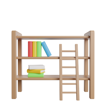 Bookshelf  3D Icon