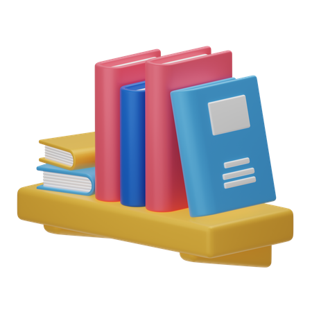 Bookshelf  3D Icon