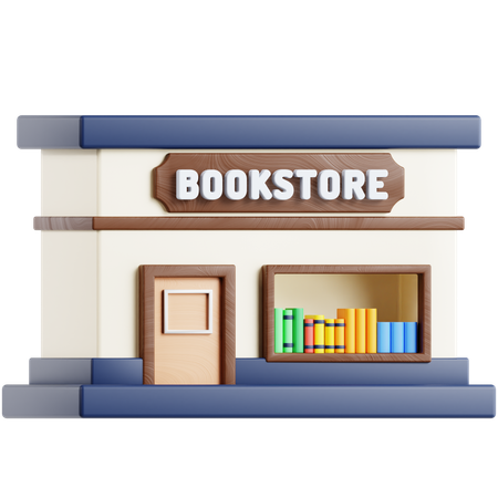 Bookstore  3D Icon