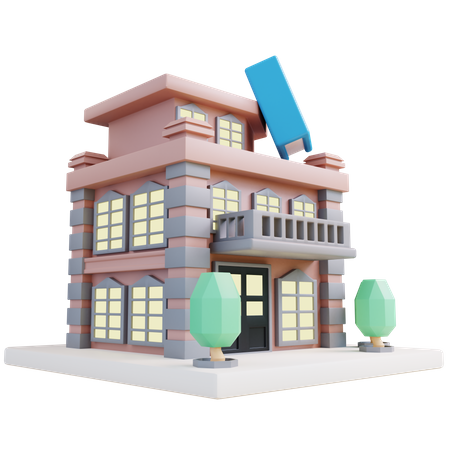 Bookstore  3D Icon