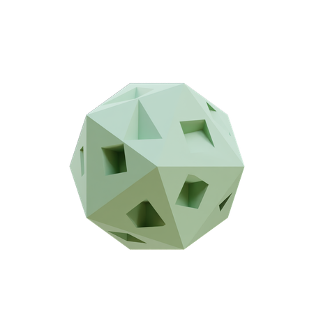 Boolean Octagon 3D Icon