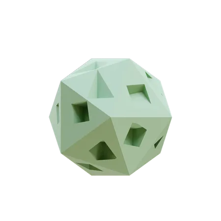 Boolean Octagon 3D Icon