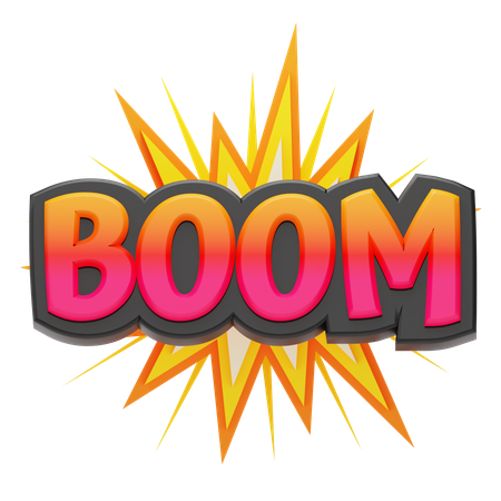 Boom  3D Icon