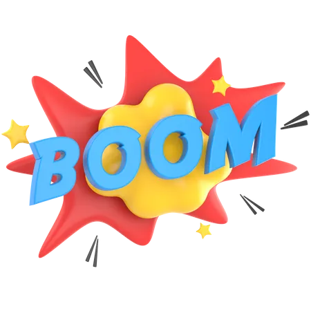 BOOM  3D Sticker