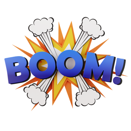 Boom  3D Sticker