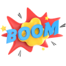 3d boom logo
