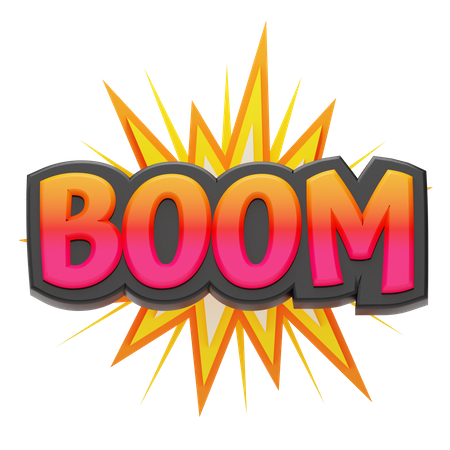 Boom  3D Icon