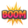 3d boom logo
