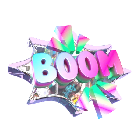 Boom  3D Icon