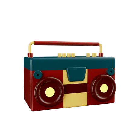 Boom Box  3D Icon