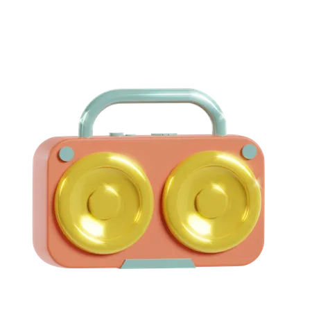 Boom Box  3D Icon