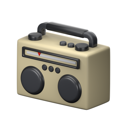 Boom Box  3D Icon