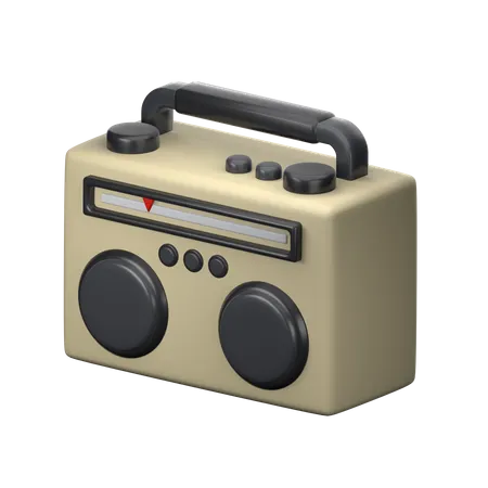 Boom Box  3D Icon