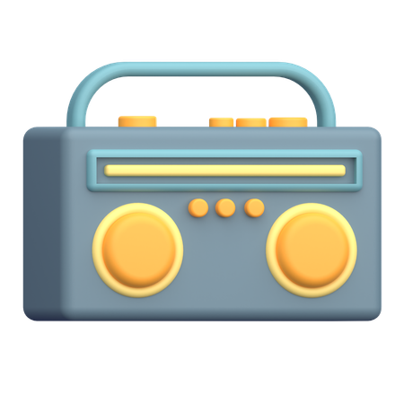 Boom Box  3D Icon