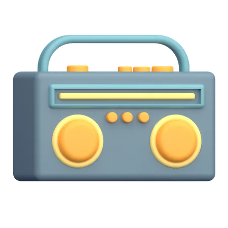 Boom Box  3D Icon