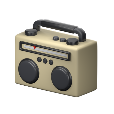 Boom Box  3D Icon