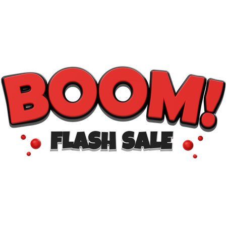 Boom Flash Sale  3D Icon
