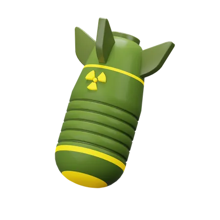 Explosão nuclear  3D Icon