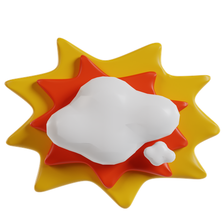 Boom Sticker  3D Icon