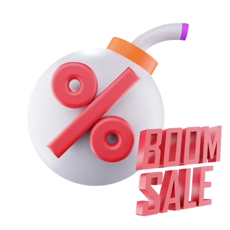 Boom-Verkauf  3D Icon