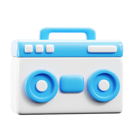 ラジカセ  3D Icon