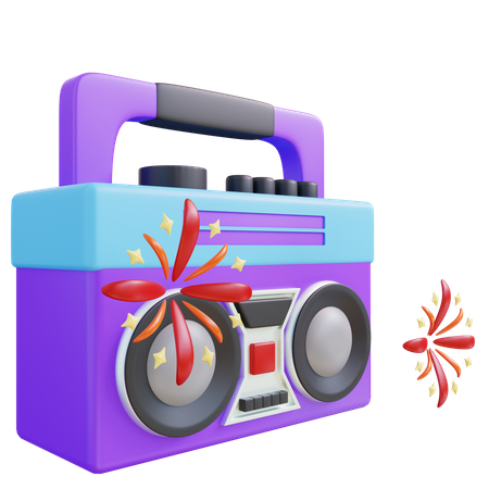 Boombox  3D Icon