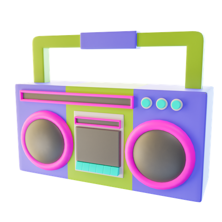 Radiocasete  3D Icon