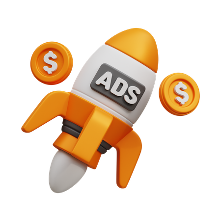 Boost Ads  3D Icon