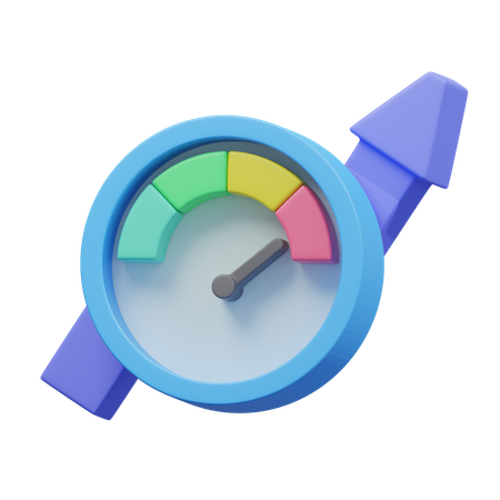 Boost productivity  3D Icon