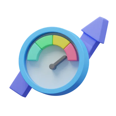 Boost productivity  3D Icon