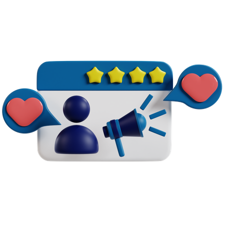 Boosting Influencer Engagement Strategy  3D Icon
