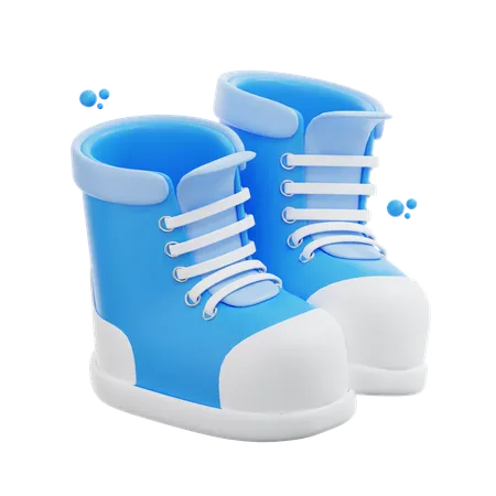 3 D Rendering Boots Illustration 3D Icon