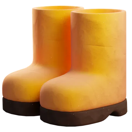 Boots Agriculture 3 D Icon 3D Icon