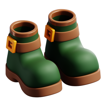 부츠  3D Icon