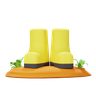 3d boot emoji