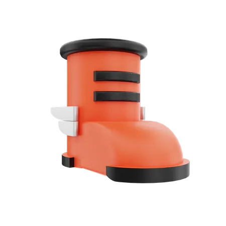 3 D Render Boots Wing Illustration 3D Icon