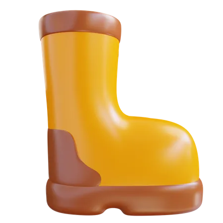 3 D Illustration Boots 3D Icon
