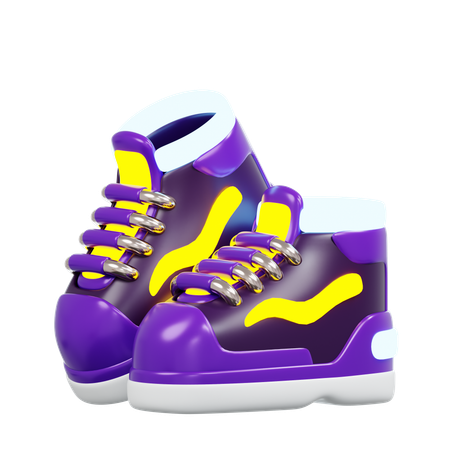 Boots With Shiny  3D Icon