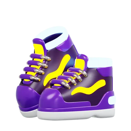 Boots With Shiny  3D Icon