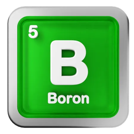 Bor-Periodensystem  3D Icon