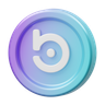 bora cryptocurrency emoji 3d