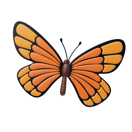 Borboleta  3D Icon