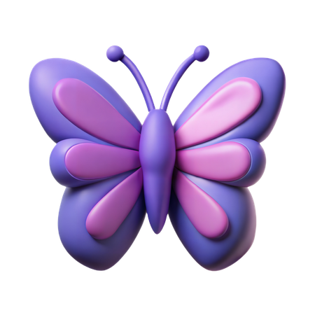 Borboleta  3D Icon