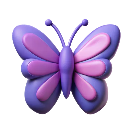 Borboleta  3D Icon