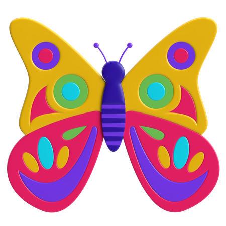 Borboleta  3D Icon