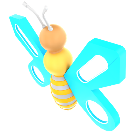 Borboleta  3D Icon