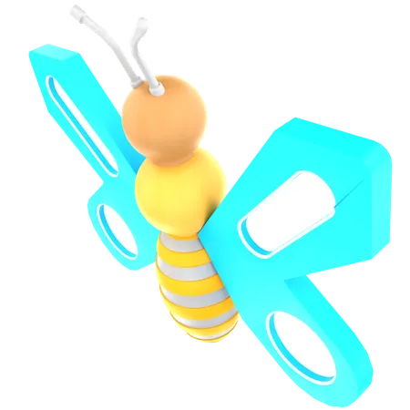 Borboleta  3D Icon