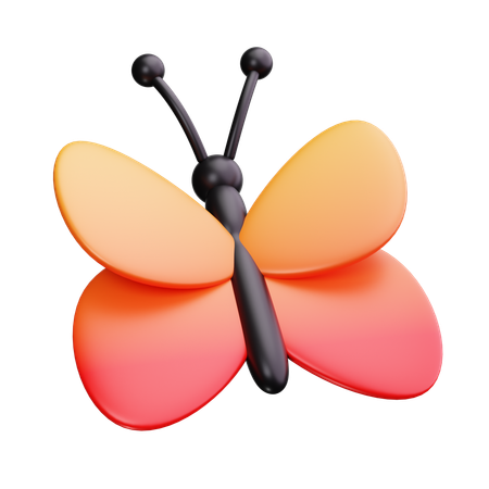 Borboleta  3D Icon